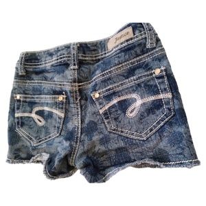 Justice premium jeans  girl shorts size 7R